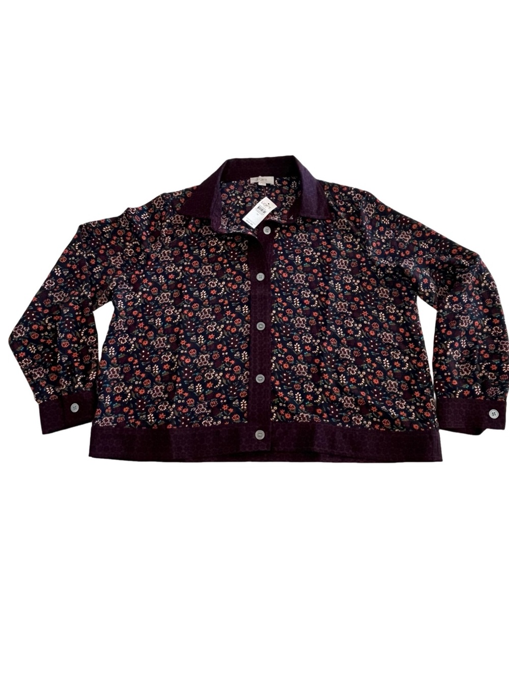 Loft Outlet Floral Blouse Fall NWT Size M